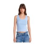 Dilvin Fitilli Ajurlu Triko Bluz, Standart, 101A10759, Mavi, Kadın