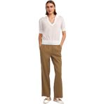 Dilvin Geniş Paça Tencel Pantolon, 36, 101A71535, Haki, Kadın
