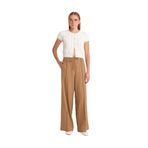 Dilvin Geniş Paça Yumuşak Pantolon, 38, 101A72170, Camel, Kadın