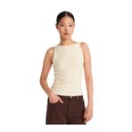 Dilvin Halter Yaka Top Bluz, 38, 101A21048, Açık Sarı, Kadın