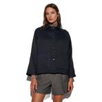 Dilvin İçi Polarlı Oversize Ceket, 38, 101A60773, Antrasit, Kadın