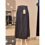 Dilvin Kadın Altı Büzgülü Uzun Denim Balon Etek - Lacivert - 40