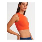 Dilvin Kadın Crop Top Atlet, Kırmızı, M Beden