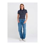 Dilvin Kadın Kendinden Tintli Baloon Denim Pantolon, Tint, 36 Beden