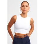 Dilvin Kadın Pamuklu Crop Top T-shirt - 30125