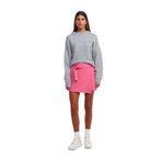 Dilvin Kemerli Mini Etek, 40, 101A80767, Pembe, Kadın