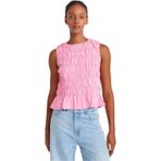 Dilvin Kolsuz Crop Bluz, 40, 101A50845, Pembe, Kadın