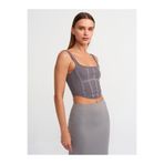Dilvin Korse Top, 40, 101A03793, Füme, Kadın