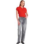 Dilvin Mom Fit Kot Pantolon, 36, 101A71772, Antrasit, Kadın