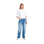 Dilvin Mom Fit Yırtık Detaylı Kot Pantolon, 38, 101A71781, Mavi, Kadın