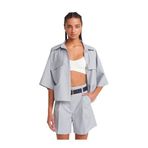 Dilvin Oversize Cepli Koyu Mavi Gömlek, 40, 101A50495, Koyu Mavi, Kadın