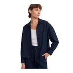 Dilvin Oversize Gömlek, 40, 101A50522, Lacivert, Kadın