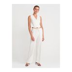 Dilvin Pijama Pantolon, 38, 101A72151, Beyaz, kadın