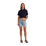 Dilvin Relax Fit Denim Şort, 34, 101A71677, Tint, Kadın