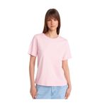 Dilvin Toz Pembe Bisiklet Yaka T-Shirt, 38, 101A31763, Toz Pembe, Kadın