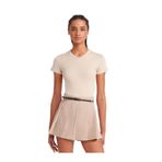 Dilvin V Yaka Basic T-shirt, 36, 101A31673, Taş, Kadın