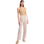Dilvin Yüksek Bel Pantolon, 38, 103A07954, Ekru, Kadın
