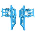 Dilwe 2 Adet RC Yan Pedal, Alüminyum Alaşımlı RC Yan Pedal SCX24 90081 C10 1/24 RC Arabalar Için Yükseltme Parçaları (BLUE)