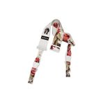 Dımarzıo DD2247 Polyphia Floral Muse Cliplock Beyaz Gitar Askısı