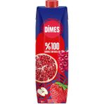 Dimes %100 Kırmızı Meyvelerden Meyve Suyu 1 L (4'Li Paket)