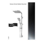 Dimora Kanon Krom Robot Duş Seti