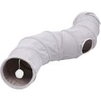 Dimute Shop Katlanır Kedi Tüneli Süet Evcil Hayvan Oyuncağı (Yurt Dışından) - Gri