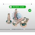 DIN 7504M A2 4.2x25 Paslanmaz YSB Matkap Uçlu Vida