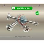DIN 7985 A2 M3x10 Paslanmaz Ysb Vida