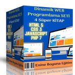 Dinamik WEB Programlama Eğitim Seti 4 Süper Kitap
