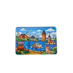 Dinamik Zeka İstanbul Yapboz/Puzzle 20 Parçalı - Doğal Ahşap- Eğitici Zeka Oyunu