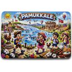 Dinamik Zeka Minik Kaşif Yapboz Serisi/puzzle 20 Parçalı - Doğal Ahşap- Eğitici Zeka Oyunu - 30X20 cm - Minik Kaşif Pamukkale
