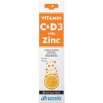 Dinamis Vitamin C D3 With Zinc 20 Efervesan Tablet