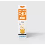 Dinamis Vitamin C D3 Zinc 20 Efervesan Tablet