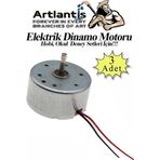 Dinamo Motoru 6 V 3 Adet Elektrik Üreten Motor Eğitici Hobi Deney Okul Elektrik Motoru Deneyler İçin