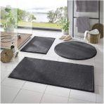Dinarsu 3'lü Banyo Halısı Peluş Post Halı Klozet Takımı 60x100 Cm - 60x40 Cm- 60x60 Cm
