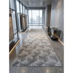 Dinarsu Aksu Prime Dmr Gri Geçişli Modern Kaymaz Taban 100x300 cm Yolluk