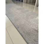 Dinarsu Armoni Kaymaz Taban Kesme Açık Gri 100x400 cm Yolluk