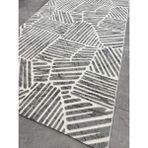 Dinarsu Elit Rota Gri Kaymaz Taban Makinede Yıkanabilir 100x220 cm Yolluk