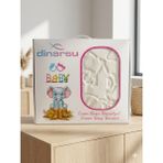Dinarsu Embos Bebek Battaniyesi - Bej - Beyaz - 100 x 120