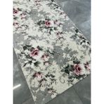 Dinarsu Halı Dinarsu Embos Halı Elina Gri Kaymaz Taban Yolluk Makinede Yıkanabilir Halı - 200 x 290 cm