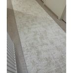 Dinarsu Jel Kaymaz Halı Asos Nevra Krem Kaymaz Taban Yolluk Yıkanabilir Halı - 80 x 700 cm