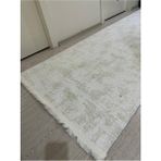 Dinarsu Jel Kaymaz Halı Asos Nevra Krem Kaymaz Taban Yolluk Yıkanabilir Halı Krem Spor Saçaklı - 100 x 300 cm