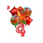 Dinazor Konsept Balon Konsept Doğum Günü Seti Yaş 4