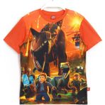 Dinazor Temalı Oyun LEGO Jurassic World 2 Erkek Çocuk T-Shirt Turuncu - 11 - 12 Yaş