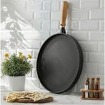 Dinç Kitchen Çift Taraflı Döküm Gözleme & Grill Tava 34 cm Granit Kaplama Çap 34 cm