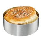 Dinç Kitchen Hamburger Ekmek Pişirme Kalıbı Argon ÇAP10.5X3 cm