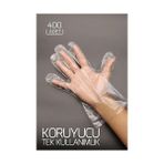 Dinç Store 44 400 Adet Tek Kullanımlık Şeffaf Eldiven - 1 - Renkli