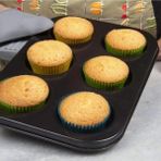Dinç Store 44 6’lı Muffin Kek Kalıbı – Dayanıklı, Çok Amaçlı Fırın Kalıbı - Renkli - 1