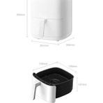 Dinç Store 44 Hava Fritözü 4l Airfryer Pratik Uzun Ömürlü Yağsız Pişirme Taşınabilir