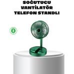 Dinç Store 44 Katlanabilir Mini Fan – 3 Kademeli Soğutma, Şarjlı DINÇSTORE-4522 - 001-Siyah